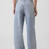 Pantalones de chándal holgados con estampado de vaqueros