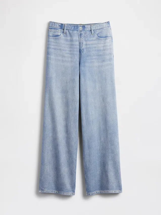 Pantalones de chándal holgados con estampado de vaqueros