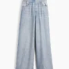 Pantalones de chándal holgados con estampado de vaqueros