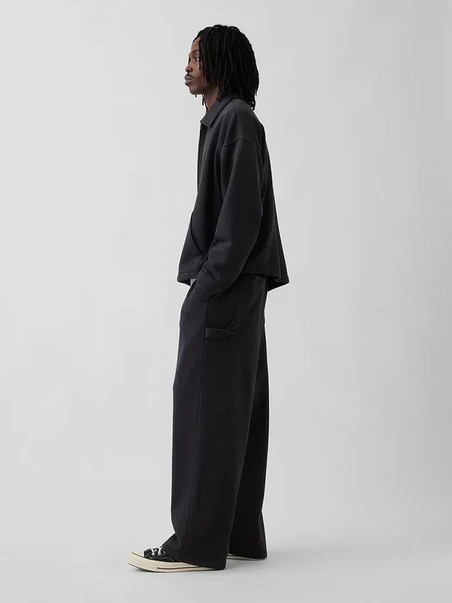 Pantalones de chándal holgados de carpintero de peso pesado para adultos