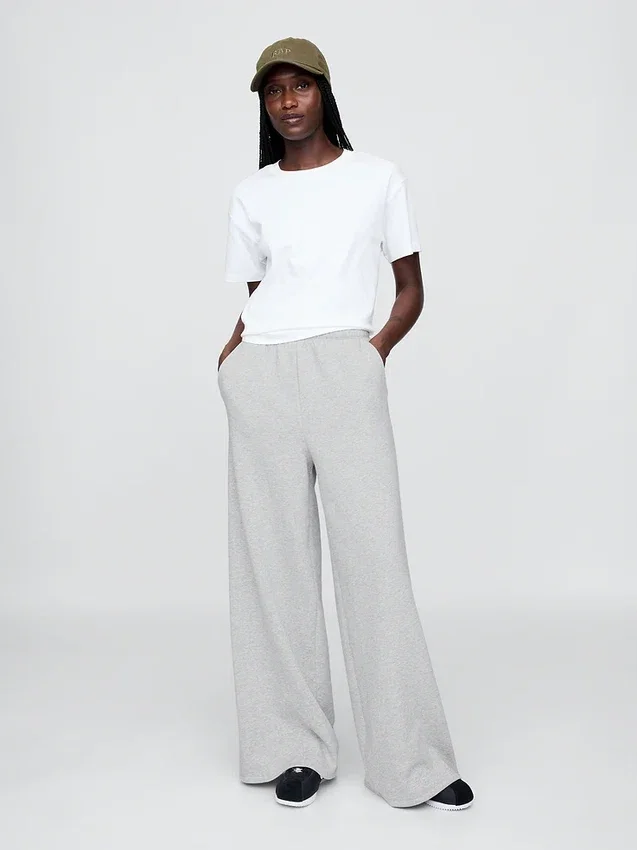 Pantalones de chándal holgados de pierna ancha Vintagesoft