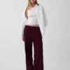 Pantalones de chándal holgados de tejido grueso