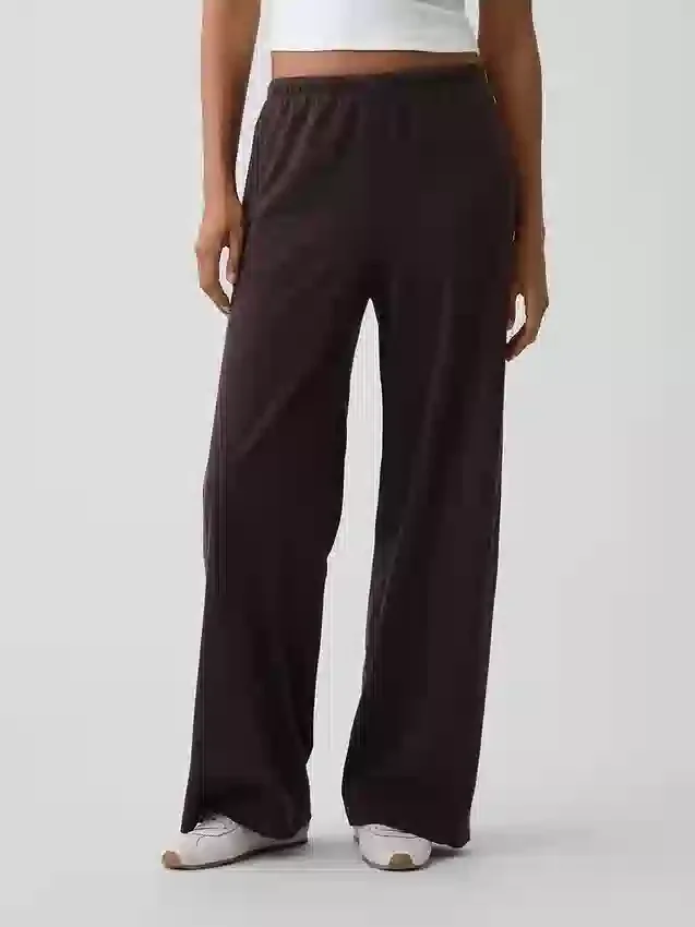 Pantalones de chándal holgados de tejido grueso