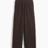 Pantalones de chándal holgados de tejido grueso