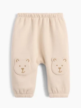 Pantalones de chándal para bebé Vintagesoft con parches de Brannan Bear en las rodillas