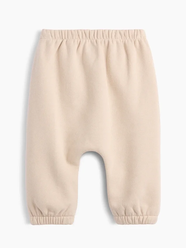 Pantalones de chándal para bebé Vintagesoft con parches de Brannan Bear en las rodillas