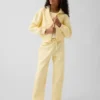 Pantalones de chándal para niños Vintagesoft de corte holgado con ribete de encaje