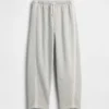 Pantalones de chándal para niños Vintagesoft de corte holgado con ribete de encaje