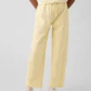 Pantalones de chándal para niños Vintagesoft de corte holgado con ribete de encaje