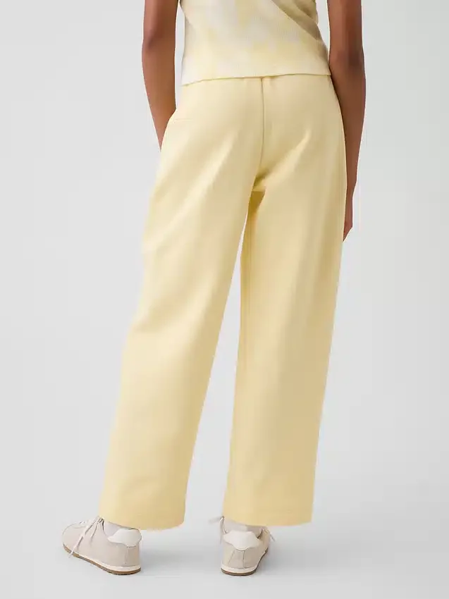 Pantalones de chándal para niños Vintagesoft de corte holgado con ribete de encaje