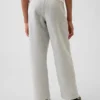 Pantalones de chándal para niños Vintagesoft de corte holgado con ribete de encaje