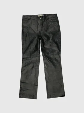Pantalones de cuero Gapvintage para mujer de los años 90 - 16