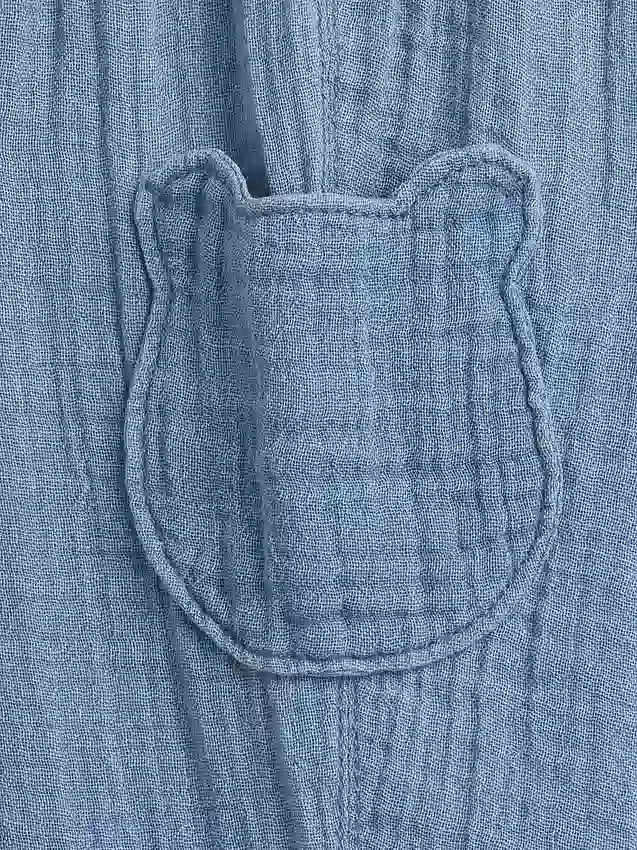 Pantalones de gasa de algodón para bebé con el oso Brannan