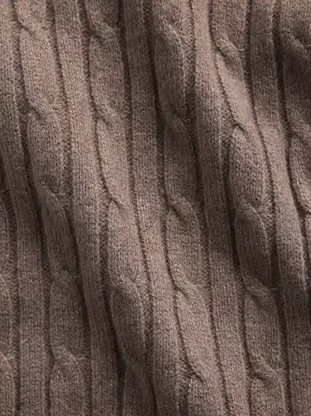 Pantalones de jersé con diseño de trenzado CashSoft