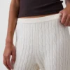 Pantalones de jersé con diseño de trenzado CashSoft