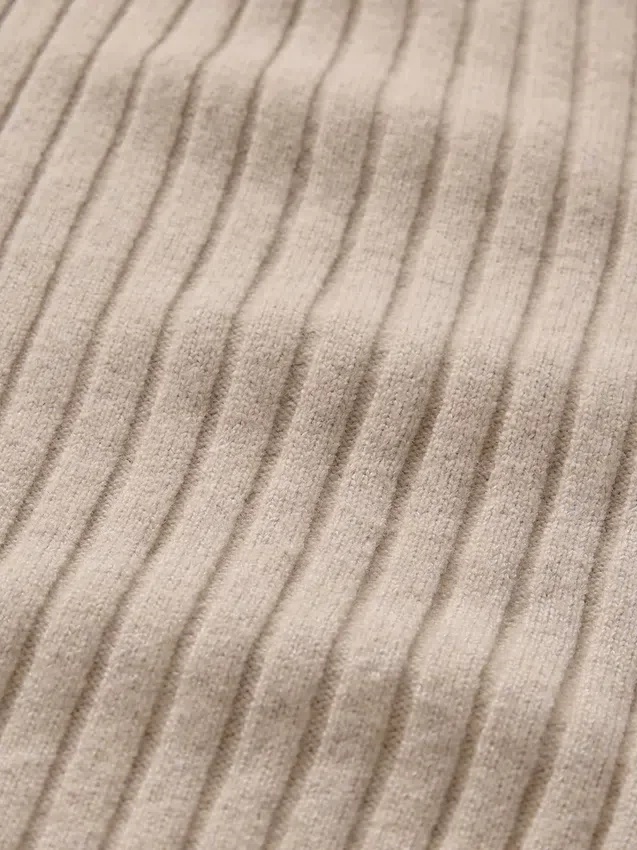 Pantalones de jerséu CashSoft con canalé ancho