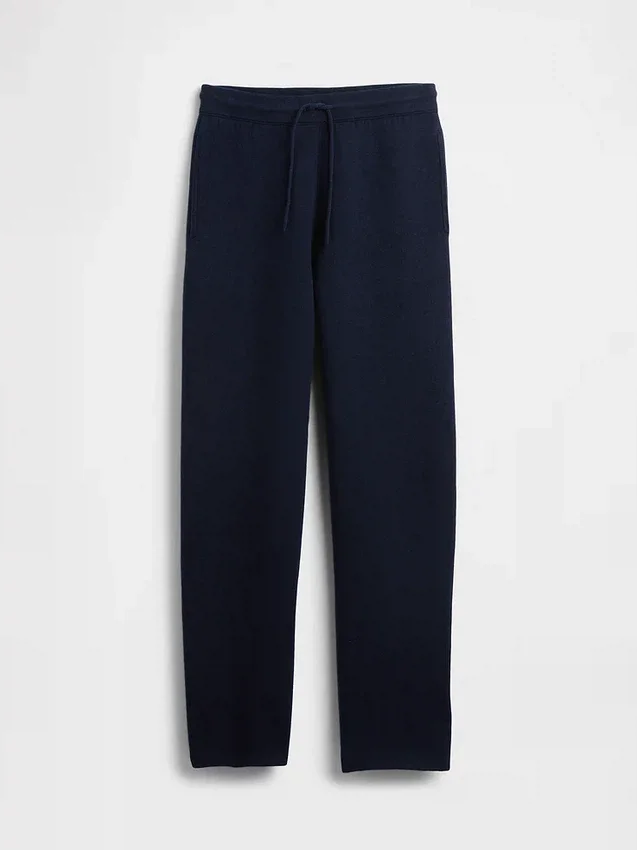 Pantalones de jerséu CashSoft de tejido grueso