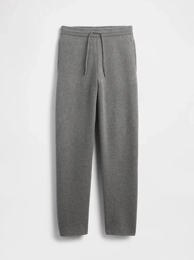 Pantalones de jerséu CashSoft de tejido grueso