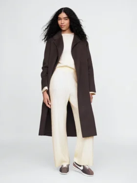 Pantalones de jerséu con tejido trenzado CashSoft