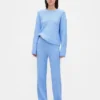 Pantalones de jerséu con tejido trenzado CashSoft