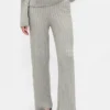 Pantalones de jerséu con tejido trenzado CashSoft