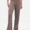 Pantalones de jerséu con tejido trenzado CashSoft
