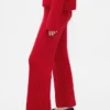 Pantalones de jerséu con tejido trenzado CashSoft