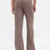 Pantalones de jerséu con tejido trenzado CashSoft