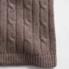 Pantalones de jerséu con tejido trenzado CashSoft