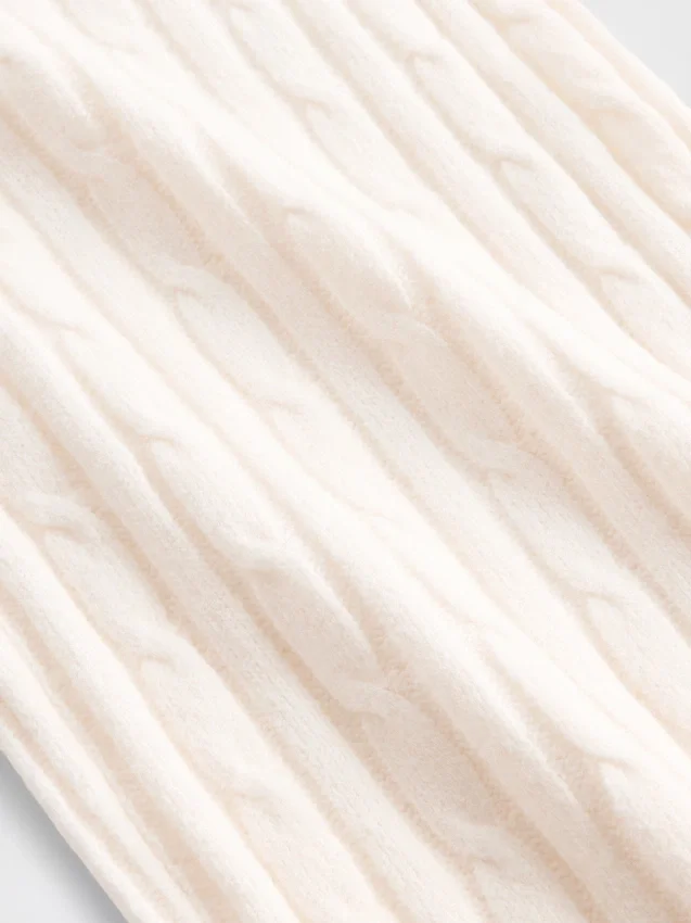 Pantalones de jerséu con tejido trenzado CashSoft