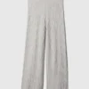 Pantalones de jerséu con tejido trenzado CashSoft