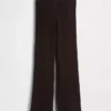 Pantalones de jerséu con tejido trenzado CashSoft