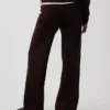 Pantalones de jerséu marrón con punto Shaker de CashSoft