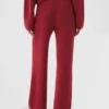 Pantalones de jerséu marrón con punto Shaker de CashSoft