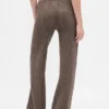 Pantalones de jerséu marrón con punto Shaker de CashSoft