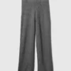Pantalones de jerséu marrón con punto Shaker de CashSoft