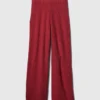 Pantalones de jerséu marrón con punto Shaker de CashSoft