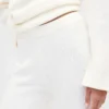 Pantalones de jerséu marrón con punto Shaker de CashSoft