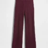 Pantalones de jerséu marrón con punto Shaker de CashSoft