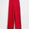Pantalones de jerséu marrón con punto Shaker de CashSoft