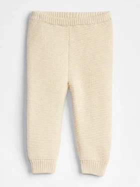 Pantalones de jerséu para bebé