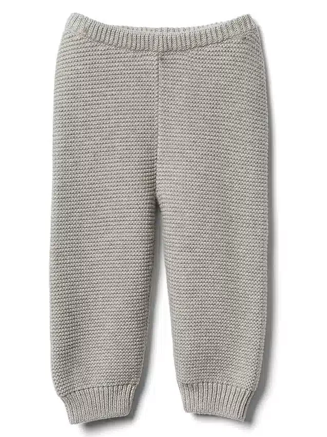 Pantalones de jerséu para bebé