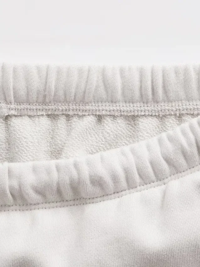 Pantalones de jogging ajustados de felpa francesa de peso pesado