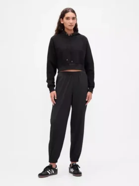 Pantalones de jogging GapFit Tech de talle alto con cremallera en el dobladillo