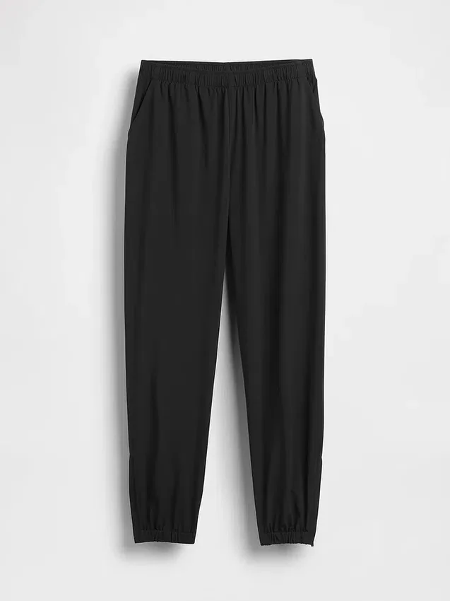 Pantalones de jogging GapFit Tech de talle alto con cremallera en el dobladillo