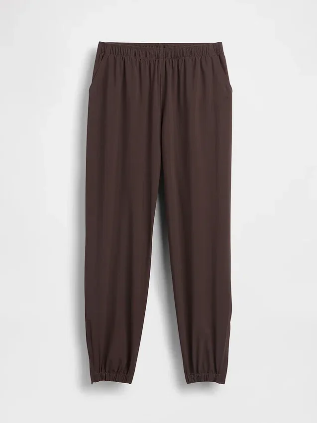 Pantalones de jogging GapFit Tech de talle alto con cremallera en el dobladillo