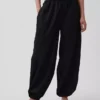 Pantalones de jogging holgados de popelín de algodón orgánico