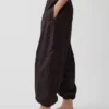 Pantalones de jogging holgados de popelín de algodón orgánico