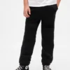 Pantalones de jogging holgados para niños con forro de sherpa