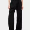 Pantalones de mezclilla plisados ultrasuaves de talle alto 365